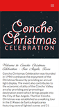 Mobile Screenshot of conchochristmascelebration.com